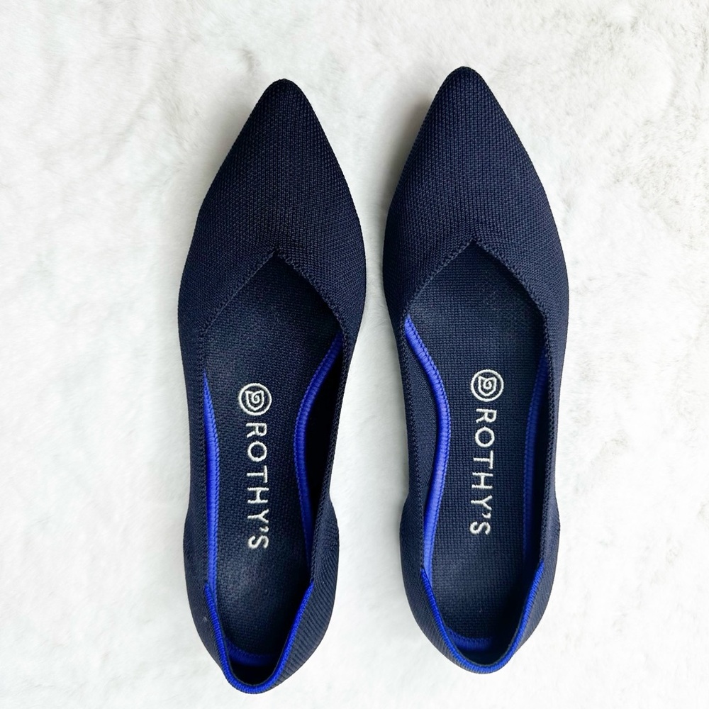 Rothy’s The Point II in Nautical Navy Size 8.5